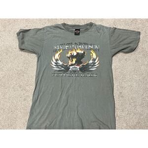 Vintage 2000 Harley Davidson Milwaukee Wisconsin T-Shirt Powertrain Engine Large